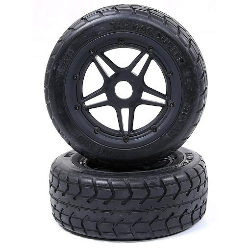 Rovan EQ6 & F5 Tarmac Buster Tyres on 5 Star Wheels 170x60